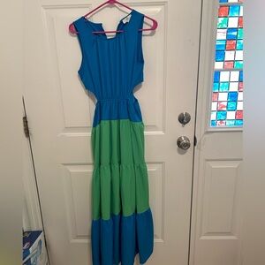 Maxi cut out maxi dress